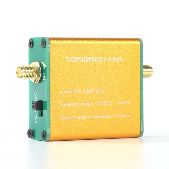 100k-6GHz RF AMP Full-Band SignalAmplifier Signalamplifier 100k-6GHz RF AMP Full-Band Radio SignalAmplifier Radio Signal Enhancer Radio Signal Preamplifier High Linearity Low Noise Gain Amplifier