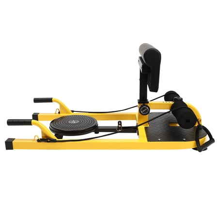 Adjustable Multi-Function Workout Station Leg Exercise Machine Strengthen Core Home Gyms, Yellow