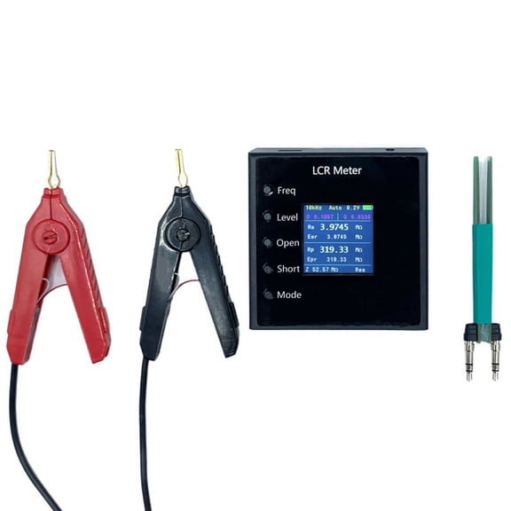 100khz Intelligent Bridge Tweezers LCR SMD Tester Resistance Capacitance Inductance Continuity Test B