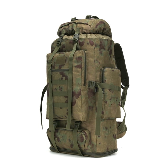 100l-ruin Green 70L/100L Camping Hiking Rucksack Molle Climbing Backpack