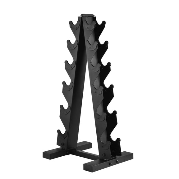 100lb Heavy-Duty Dumbbell Stand, Space-Saving Tree Design for Home Workouts and Apartment Fitness Solutions