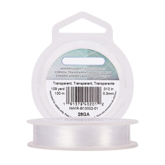 100m 0.3mm Fishing Nylon Beading Thread Wire for Hanging Bracelet and Jewelry Making