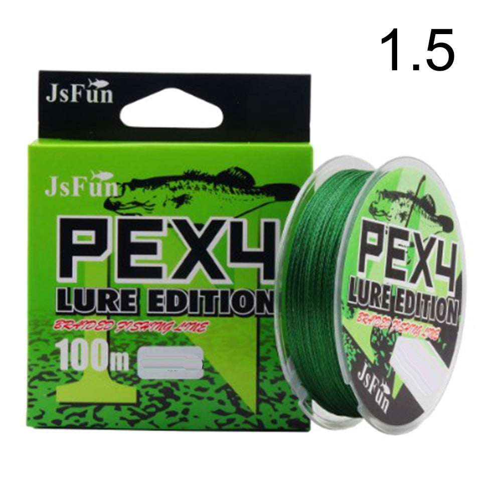 100m 4 braided PE line fishing line Dalima lure fishing line Wear ...