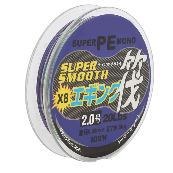 100m 8 Braided Raft Fishing Line Strong Water Cutting Durable PE Braided Fishing Wire#2.0