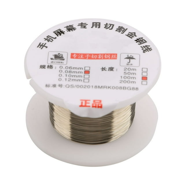 100m Molybdenum Cutting Wire Line for LCD Display Screen Separator