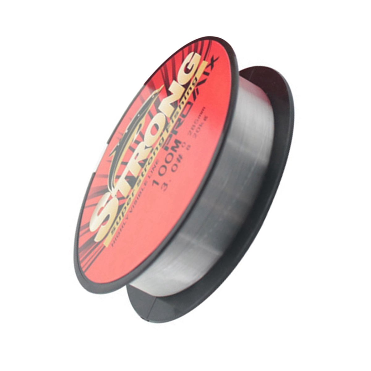 100m Transparent Nylon Fishing Line Fishing Line Red Main Line Sub-Line Fishing Line Line Number 0.8 Transparent