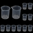 100mL Graduated Beaker Clear Measuring Cup for Lab 2 Pcs 2PCS Tumblers