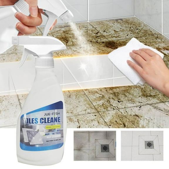 100ml*6 Ultimate Grout Cleaner For Tile Floors Blasts Away Years Of Dirt And Grime Making Cleaning Easy. Heavy Duty Spray Cleaning Solution. Safe For Colored Grout