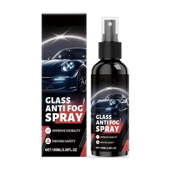 100ml Antis-Fogs Car Glass Spray Windshield Window and Mirror Cleaner for Clear Streak-Free Visiones