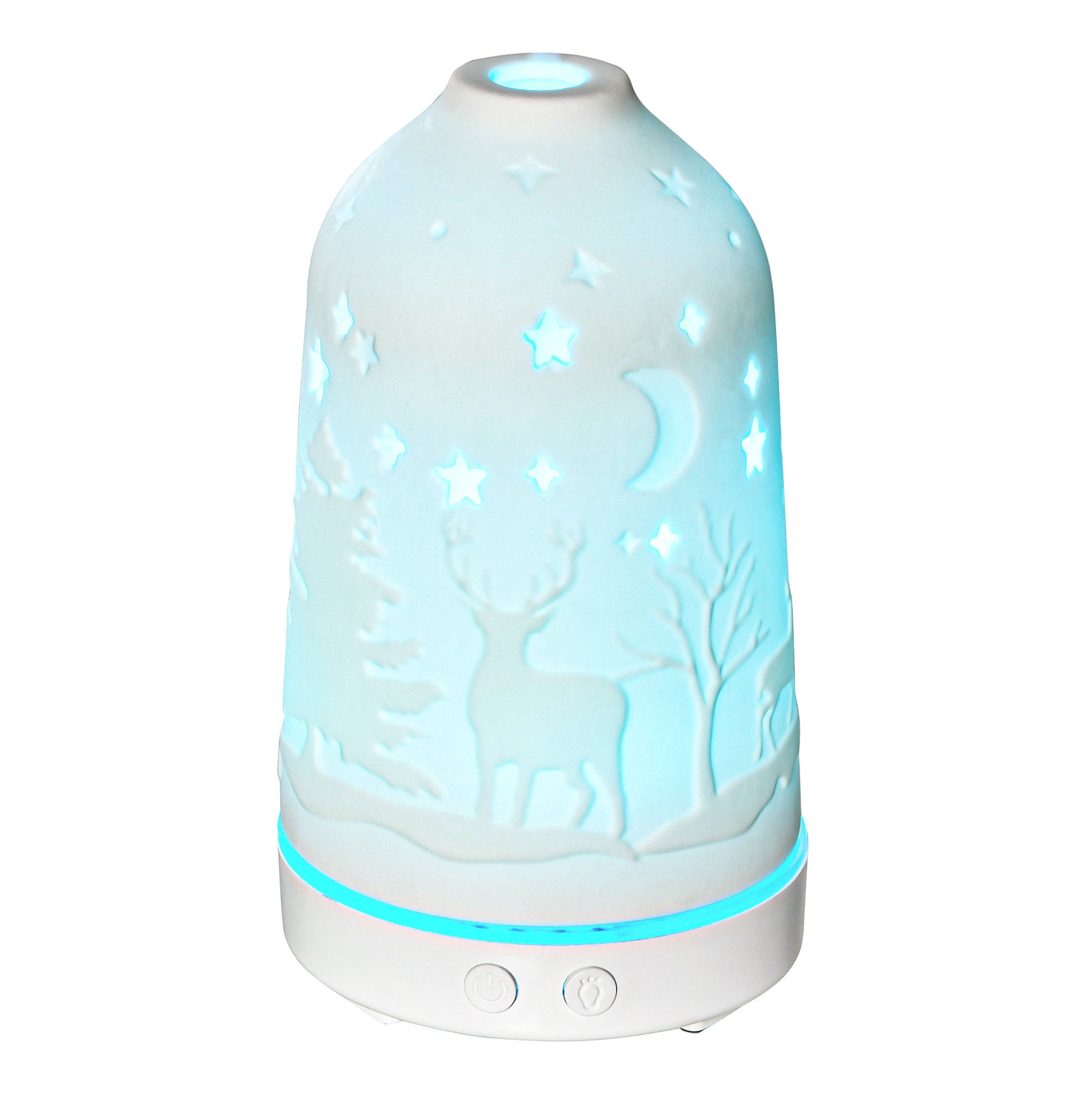 100ml Aromatherapy Diffuser, Essential Oil Humidifier with LED Lights ...