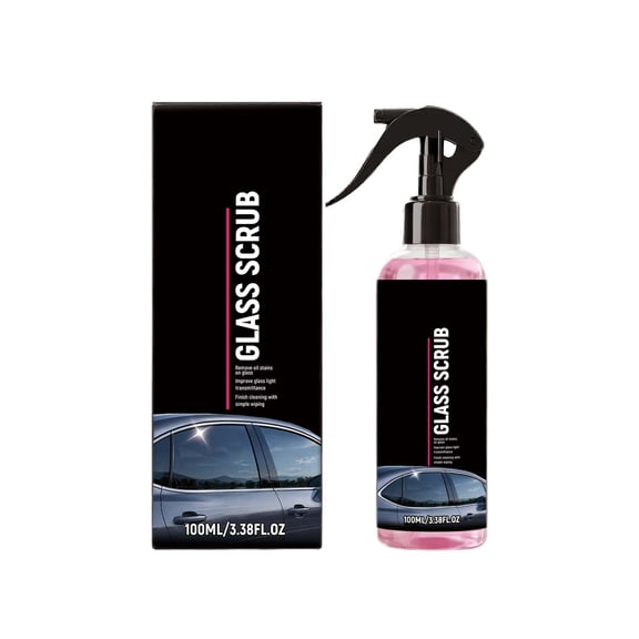 100ml Automobile Glass Oil And Stain Remover For Windshields And Windows Improves Driving Visibility