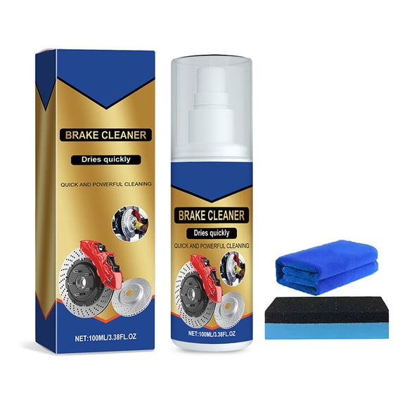 100ml Automotive Brake Cleaner- Effectively Removes Oil Stains from Vehicle Brake System, Car Brake Cleaner Spray, Brake Parts Cleaner (1Pcs)