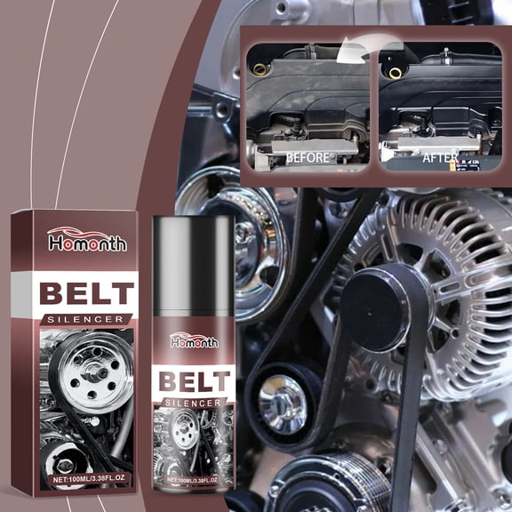 100ml Automotive Engine Belt Lubricant Eliminates Noise Reduces Friction Extends Belt Life Universal Fit for All Belts