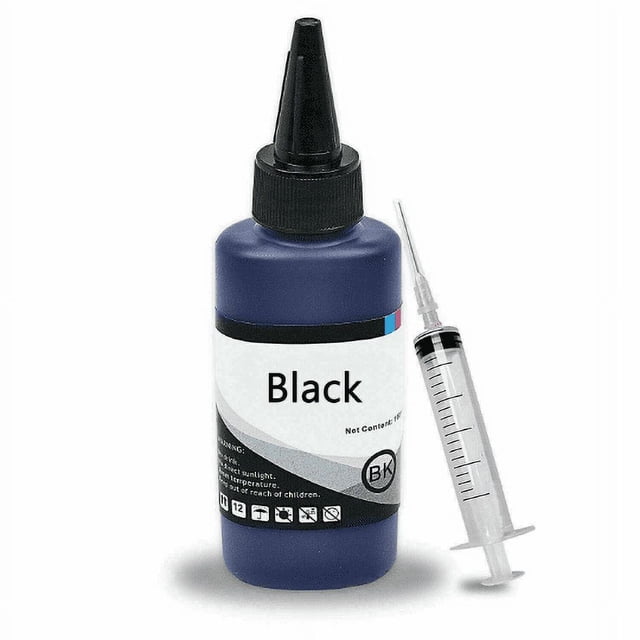 Digit Colors Refill Kit For Canon PG-243 Black Ink Cartridges – Dye-Based Ink