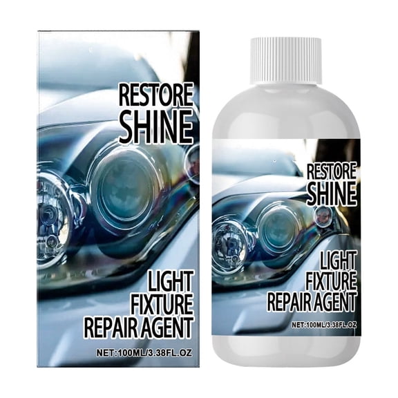 100ml Car Lamp Oxidation Remover, Headlight Restoration & Polishing Agent, Removes Yellowing, Haze & Scratches, Restores Clarity & Shine for Auto Headlight & Taillight Care