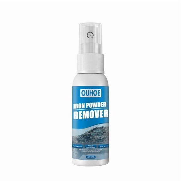 100ml Car Rust Removal Spray Wheels and Bolts, Multipurpose Derusting Agent Cleans Iron Powder Stains, Protective Wax Film Spray for Automotive and Household Metal