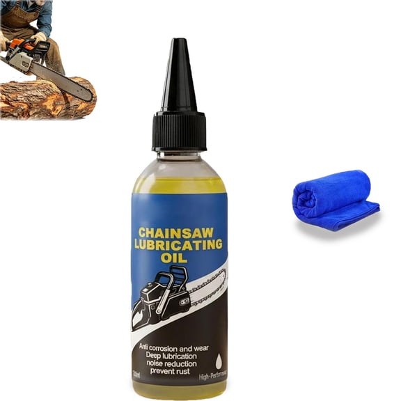 100ml Chain Saw Lubricant Oil, Easy to Apply Grease Biodegradable Synthetic, Bar and Chain Oil, High-Performance, Rust Prevention, Ideal for Home, Automotive, and Industrial Use