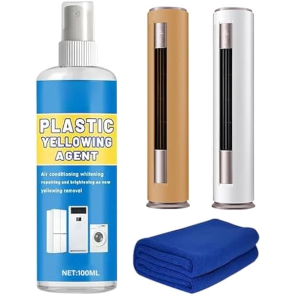 100ml Cleaning Spray - Fridge Yellowing Stains Remover,Appliance Deodorizer Polishing Solution for Oven Stove Fridge Sink Tile Shower AC Bathroom(3)