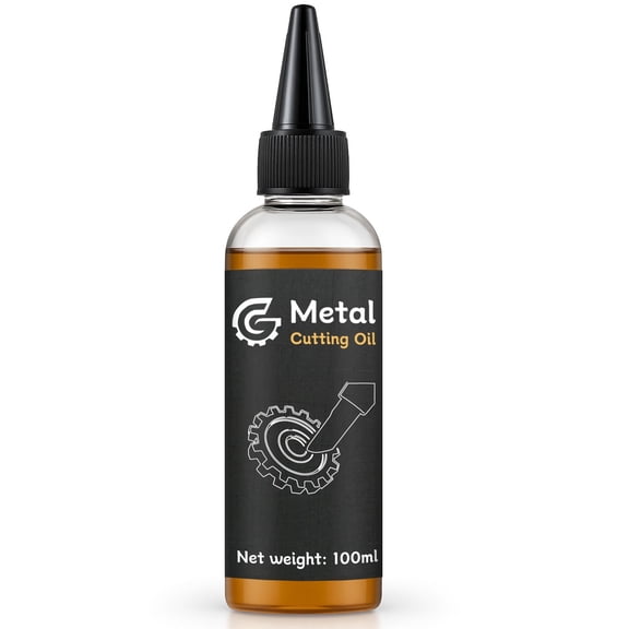 100ml Cutting Oil for Drilling Metal, Cutting Fluid for Drilling Reduce Friction & Thermal Deformation, Extends Tool Life, for DIY Stainless Steel & Alloy