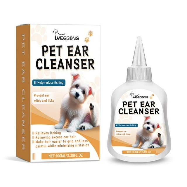 100ml Ear Cleaner for Dog Ear Cleaner for Dog and Cat Drug Infection