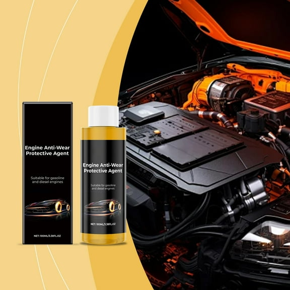 100ml Engine Anti-Wear Agent – Protective Formula to Reduce Friction, Improve Engine Efficiency, Extend Engine Life, Ideal for Engine Maintenance and Care