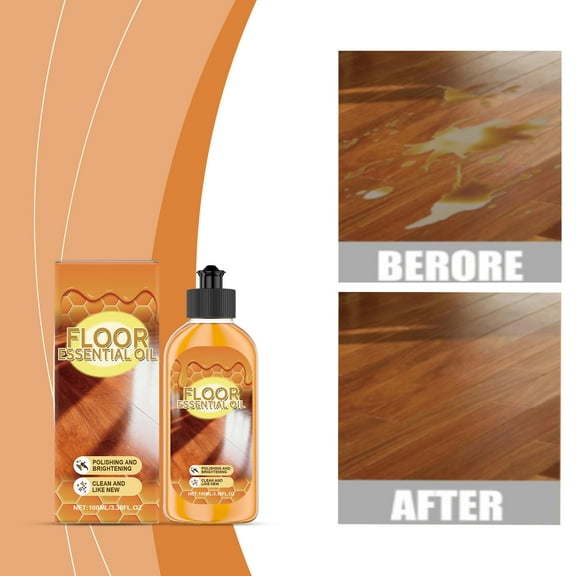 100ml Floor Cleaner Wood Tile Cleaning Solution Stain Remover Polish Shine Restorer Deodorizing Fast Dry Formula Household Multi Surface Deep Cleaning Care Liquid Spray for Daily Home Use