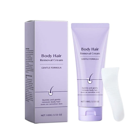 100ml Full Body Hair Removal Cream for Smooth and Delicate Skin with Gentle Formula Suitable for Sensitive Skin