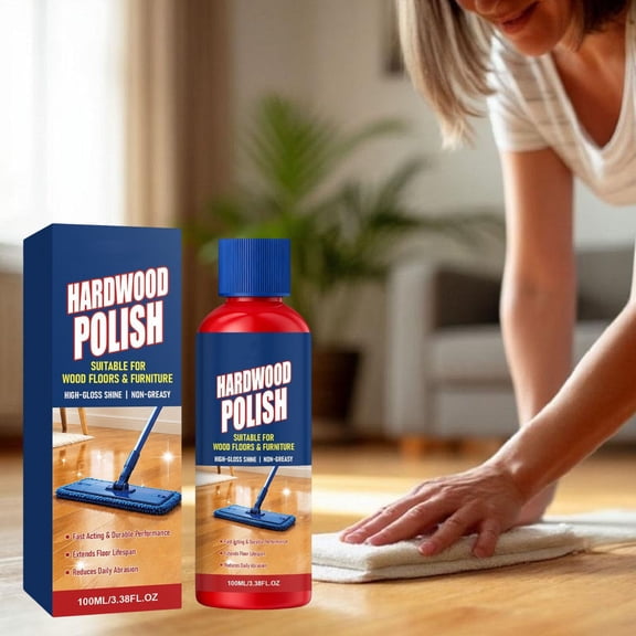 100ml Hardwood Floor Scratch Repair Polish & Restorer – Advanced Micro-Filling Technology Hides Scratches & Scuffs, Restores Original Gloss, Prepares Surface for Long-Lasting Protection