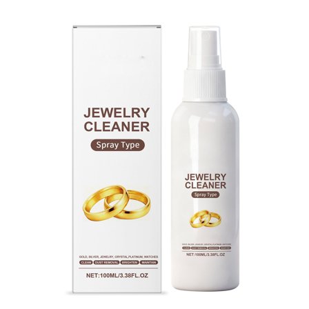100ml Jewelry Cleaning Liquid for Gold Silver and Precious Stones Simple Soak Method for Restoring Shine Gentle yet Powerful Formula for Home Care