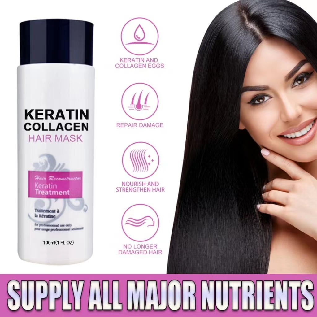 100ml Keratin Collagen Hair Mask Professional Nourishing Hair Mask for