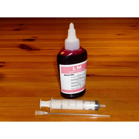 100ml Light Magenta LM Photo Magenta PM bulk refill ink for CANON inkjet printer