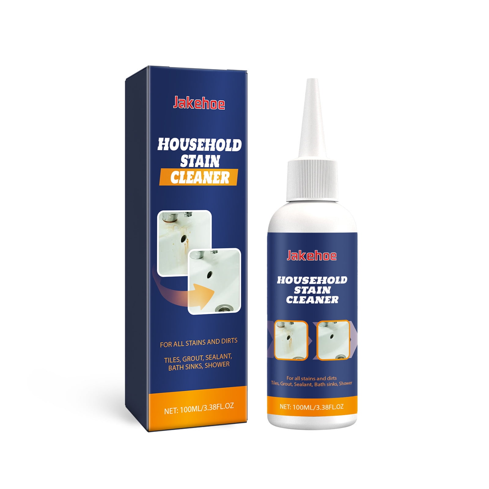 100ml Mould Cleaning Gel - Stain Remover for Doors, Walls, Tiles, and ...