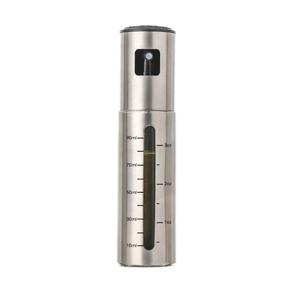 100ml Oil Mister Spray Bottle - SUS304 Stainless Steel Cooking Oil Spritzer for Olive & Avocado Oil, Leak-Proof Dispenser for Air Fryer, BBQ, Salad, Baking, and Kitchen Use