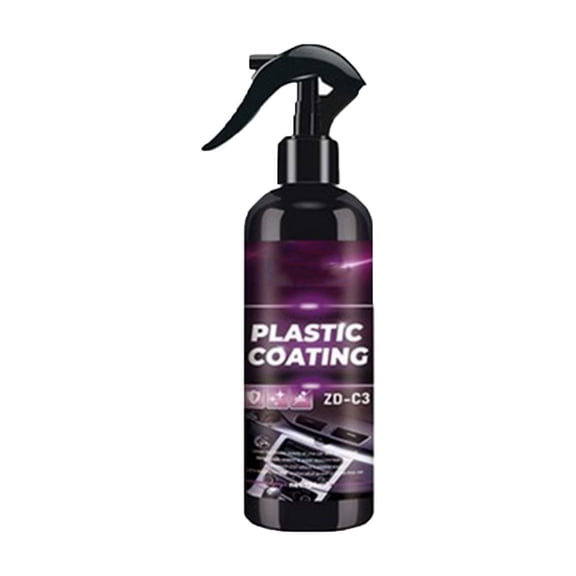 100ml Plastic Restorer Coating Spray Auto Rubber Plastic Protectant Protection Tire Shine Spray for Car Dashboard Tire Sidewall