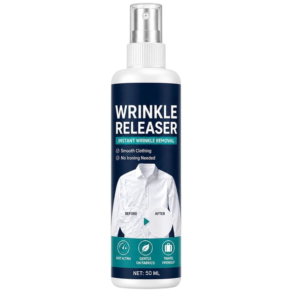 100ml Portable Wrinkle Release Spray, Fast Crease Removal Garment Mist Without Iron Equipment