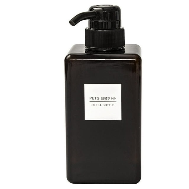 100ml Shower Shampoo Lotion Empty Refillable Dispenser Bottle Paper