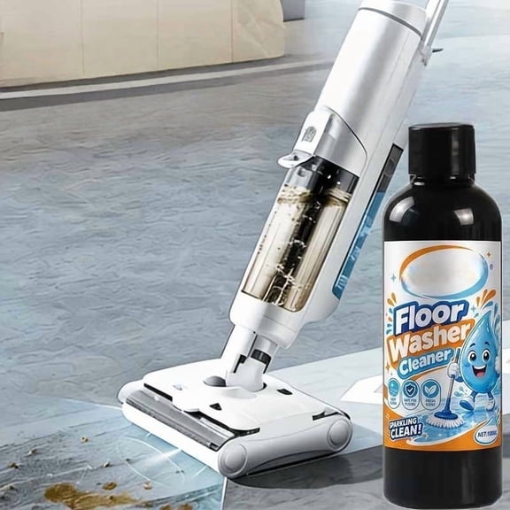 100ml Streak-Free Tile & Wood Floor Cleaner Polish, Watermark Residue Free Hard Surface Mopping Solution