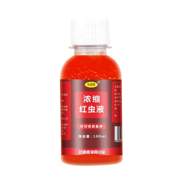100ml Strong Fish Attractant Concentrated Red Worm Fish Liquid Bait