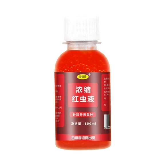 100ml Strong Fish Attractant Concentrated Red Worm Liquid Fish Bait Additive'