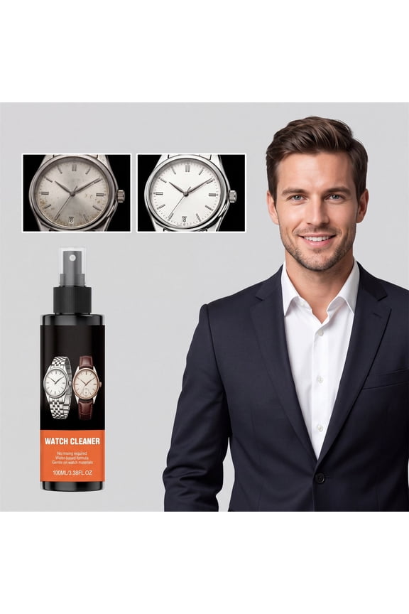100ml Watch Specific Cleaner Solution, Multi Material Timepiece Dirt Remover, Portable Household Watch Maintenance Liquid