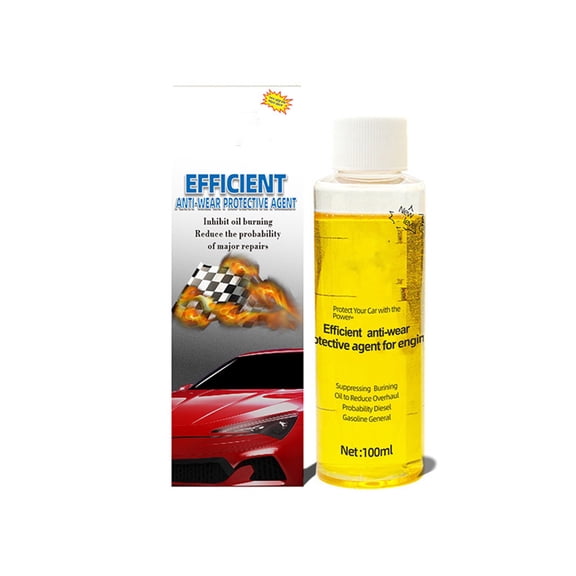 100ml Wear Repair Agent with Anti-Friction and Oil-Burning Prevention, Engine Protector for Noise Reduction, Smooth Idle for Gasoline, Diesel, and High-Performance Motors.