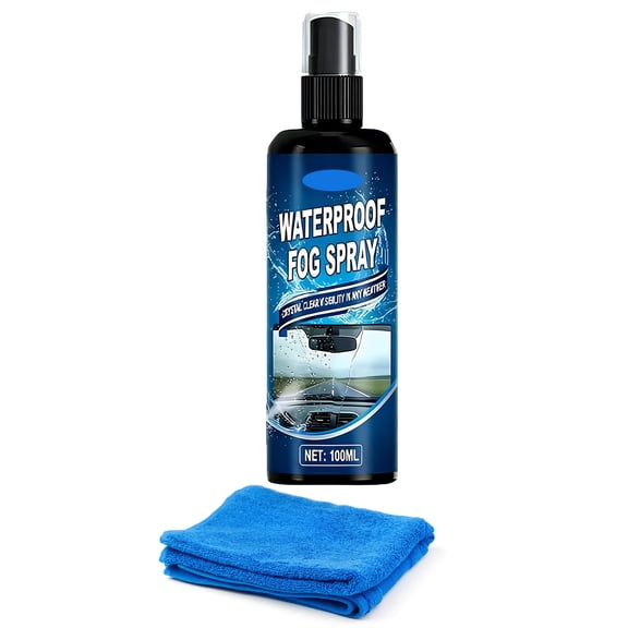 100ml Windshield Anti Fog Sprays with Long Lasting Water Preventive Effect High Performances Liquid for Cars & Motorcycles