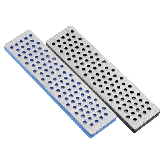 100mm 240 Grit Extra Coarse Ski Snowboard Diamond Stone, Ski Edge Sharpener Diamond Edge Files, Multicolored 2 Pcs