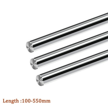 100mm-Diameter 8mm-Chrome Plated Liner Rods for 3D Printer, Linear Shaft Length, Intervals, CNC Axis, Parts
