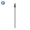 thumbnail image 1 of 100mm Long Reach Rotary Burr Double Cut Tungsten Carbide Carving Bit 3mm Shank, 1 of 6
