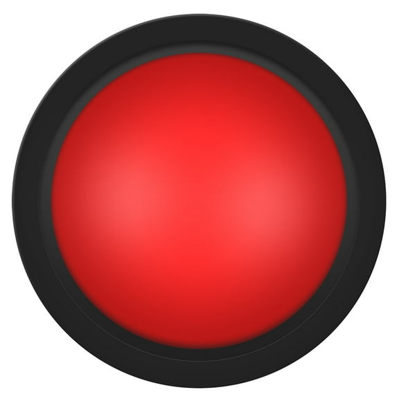 100mm Massive Arcade Button with LED Convexity Console Replacement(red)