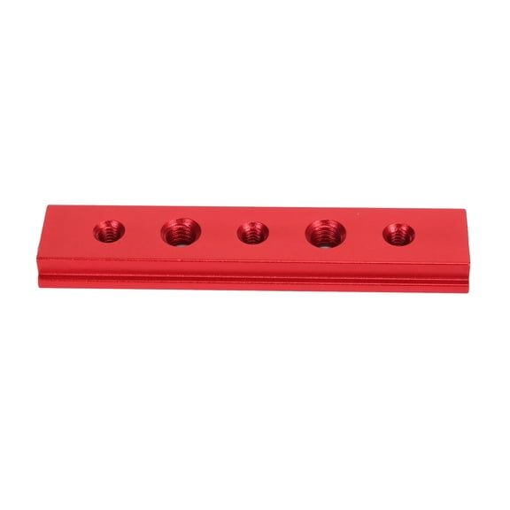 100mm T-Slot for Woodworking, Red Circular Saw Guide Rail, Workbench Fixture Aluminum Alloy Miter Track