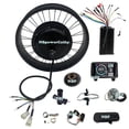 thumbnail image 1 of 170mm Dropout 26*4.0inch 100mm Width Wheelrim 72v 3000w Fat Tire Ebike Kit Rear Hub Motor Kit with 80A Dual Hall Controller and UKC1 Display, 1 of 5