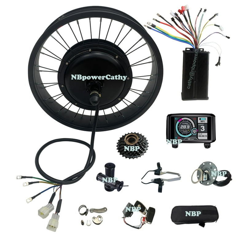 NBpower 100mm Width Tire 72V 3000W 170mm E-Bike Conversion