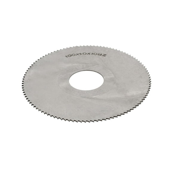 100mmx1mm 108 Teeth HSS Circular Slitting Saw Cutter Cutting Tool Silver Tone